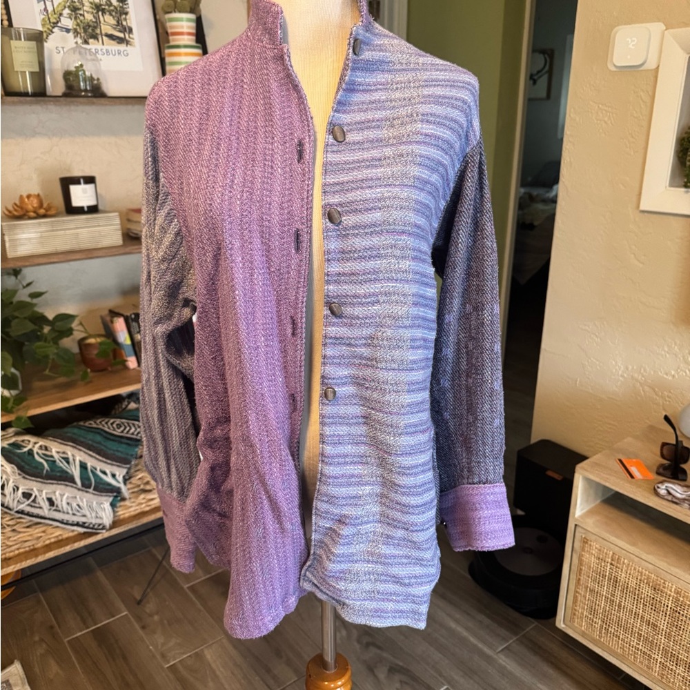 Liz Spear Handwoven Jacket - Sz L - see notes